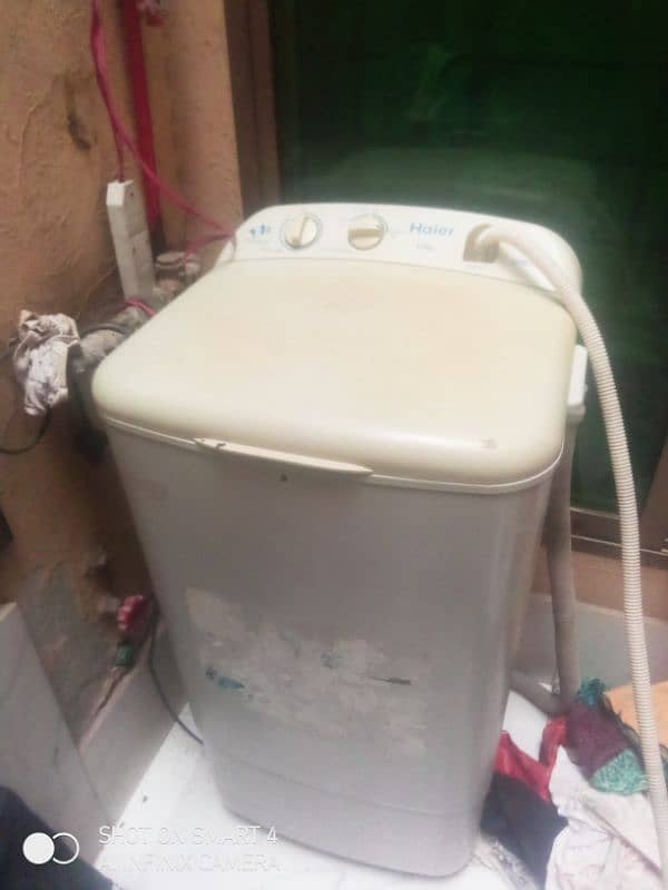 haier washing machine and spinner 1