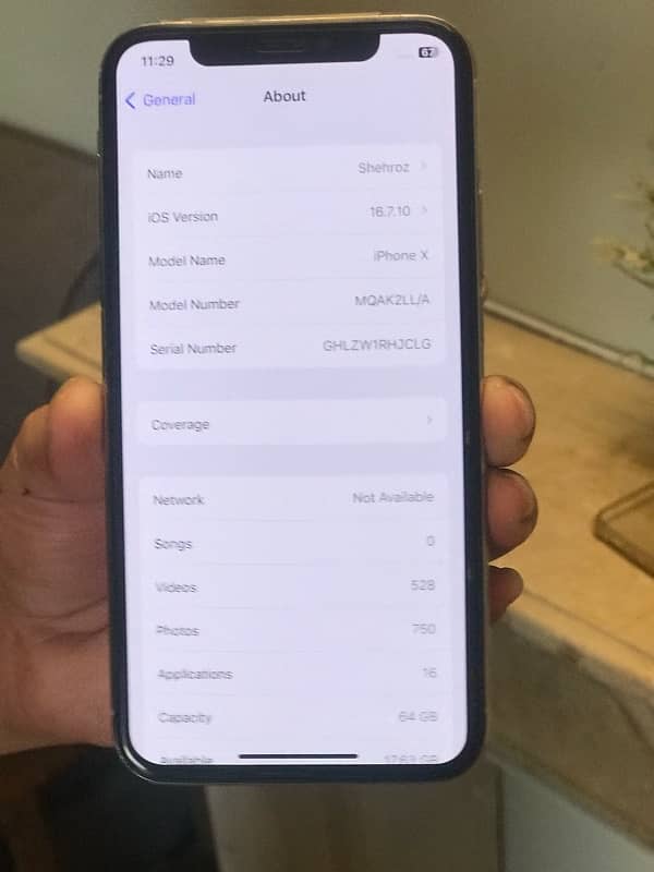 IPhone X 64gb no PTA in mint condition for sale 2