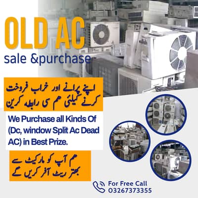 AC / split AC / Window. AC / inverter AC / ac sale purchased