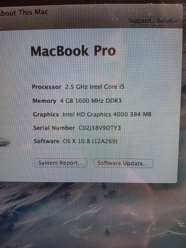 Apple MacBook Pro 2012 5