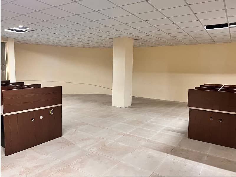 Area 1200 square Feet Brand New Corporation Office Available For Rent in Main Boulevard Road Gulberg 3 Lahore 1