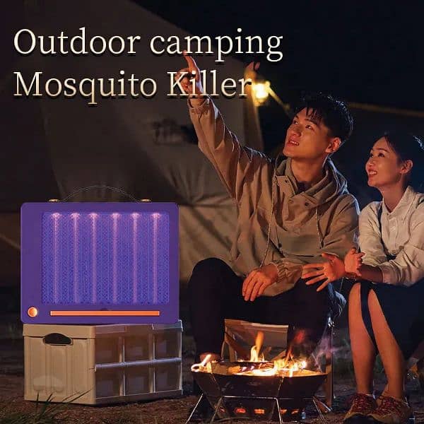 "Wall-Mounted Rechargeable Mosquito Killer Lamp  Noiseless Bug Zapper" 1