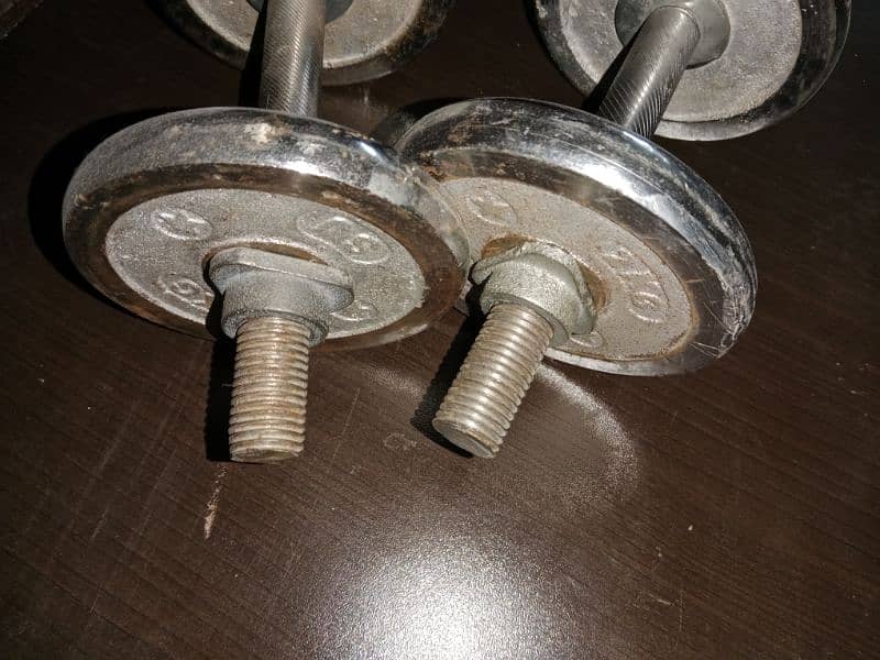 Pair of Dumbbells 2kg×4 Plates 4