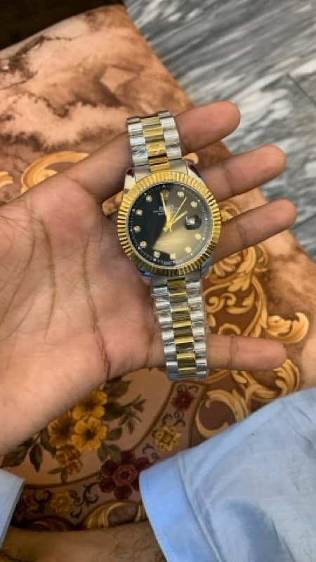 Rolex watch for men in Date just Two Tunes Colour 1