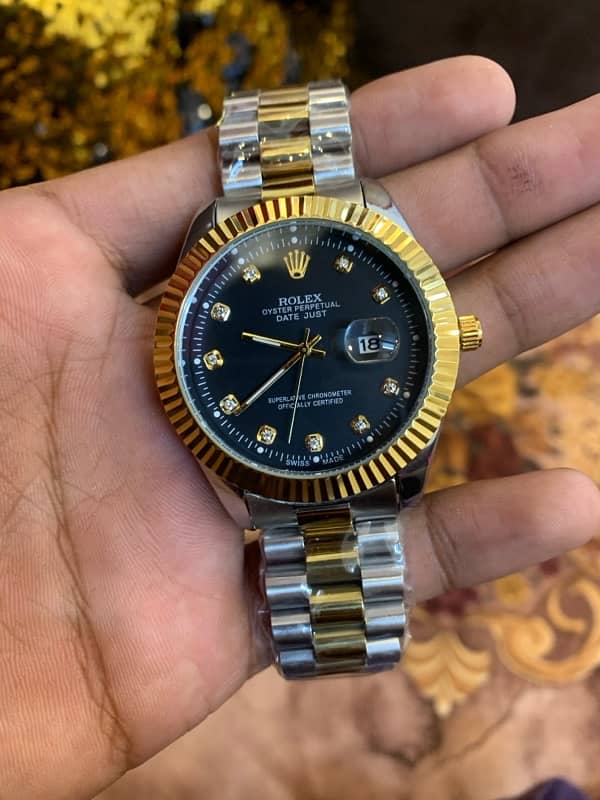 Rolex watch for men in Date just Two Tunes Colour 2