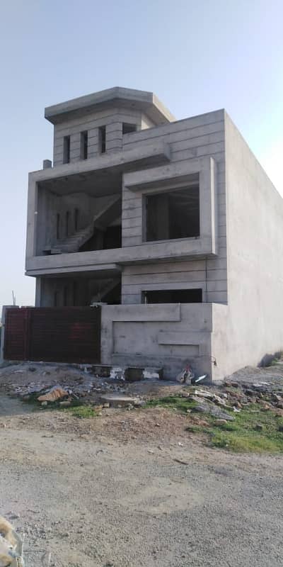 25x50 Grey Structure Double Storey House 5