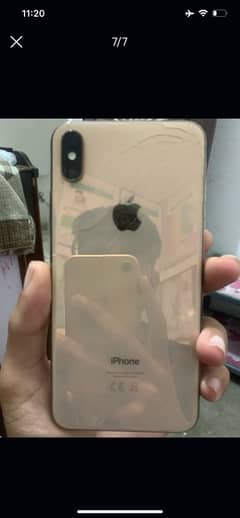 iphone Xsmax gold 64 gb storage Non P T A contact no [03469873195]