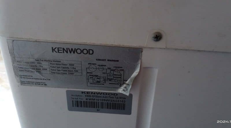 Kenwood semi automatic washing machine for sale 6