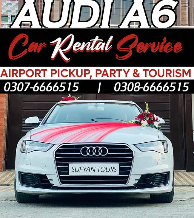 CAR RENTAL AUDI A6 | LANDCRUISER V8 | LIMO ON RENT FOR WEDDING EVENTS 2