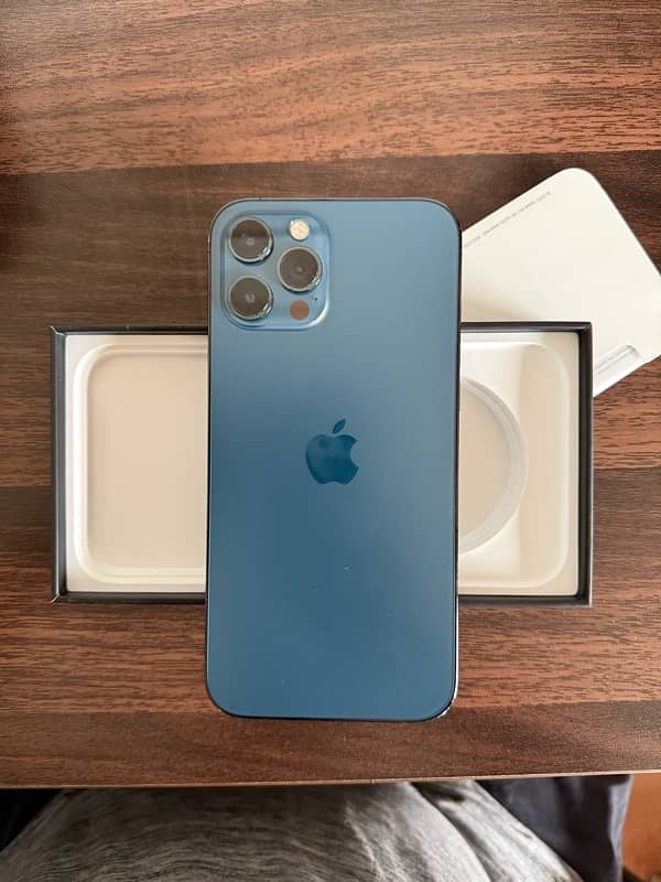 iPhone 12 Pro Max Pacific Blue - 256 GB (PTA Approved) 4