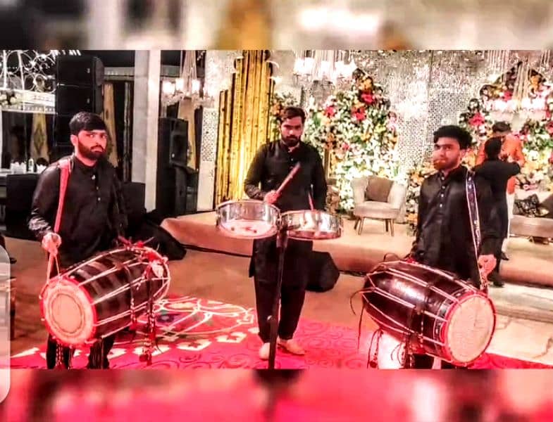 foji band baja/fauji pipe band Lahore/Dhool/ Barat/Shadi/Mehndi/Event 3