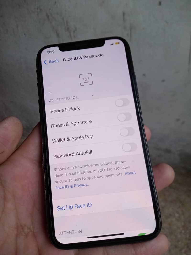 iPhone X  256 GP PTA approve face ID to tune ok 9