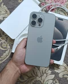 iphone 15 pro max 256gb HK (Pta Approved) Natural Titanium