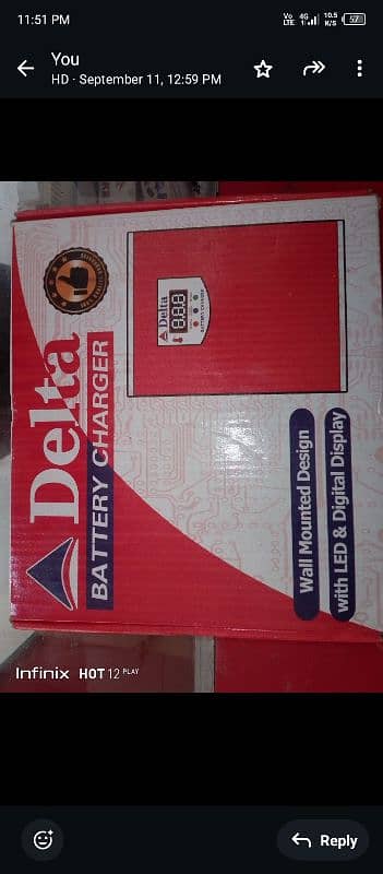 Delta 12 volt 30 Amp Battery Charger 3 month warranty 0