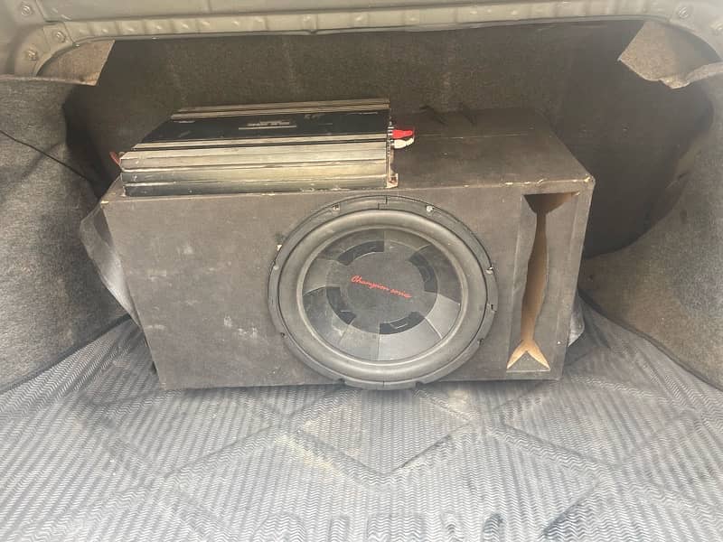 Complete woofer system for Car 2