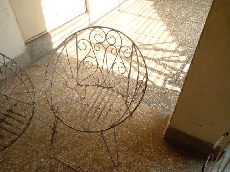 Garden Iron Chairs 1