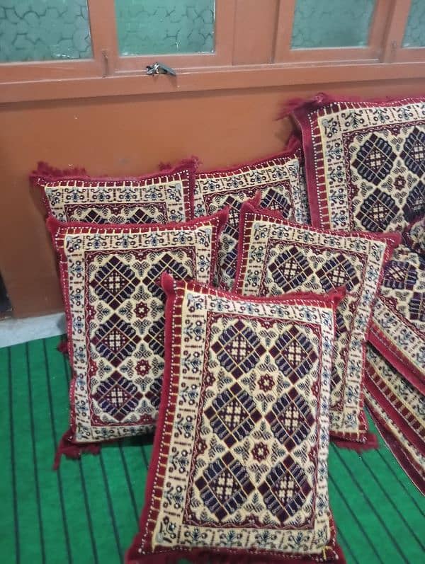 Turkish pillow with  carpet  mukamal set 0