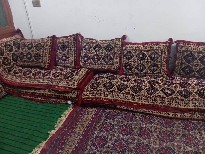 Turkish pillow with  carpet  mukamal set 2