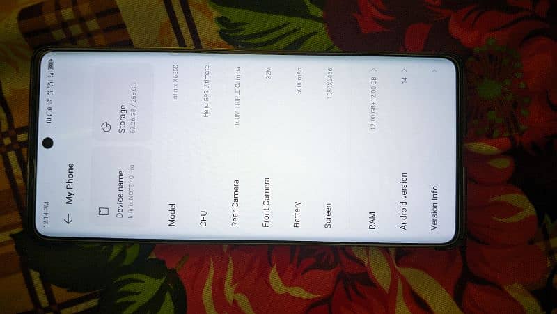 Infinix Note 40 Pro in Warranty 1