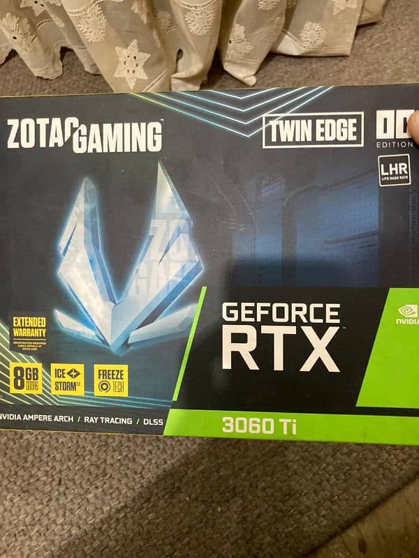 RTX 3060ti 8GB Zotac twin edge 0