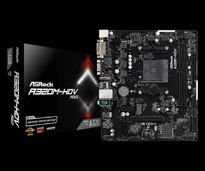 RYZEN 5 3600 + A320 MOTHERBOARD 2