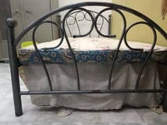 Single Iron Bed {with mattress} 0