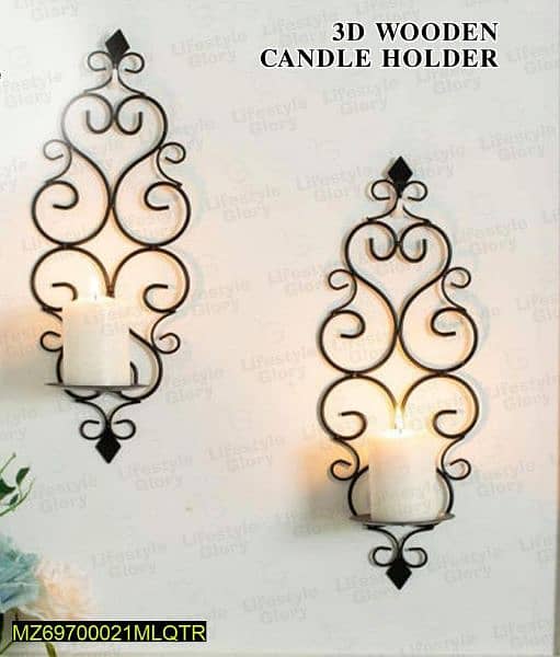 Beautiful wooden candle Stand 2