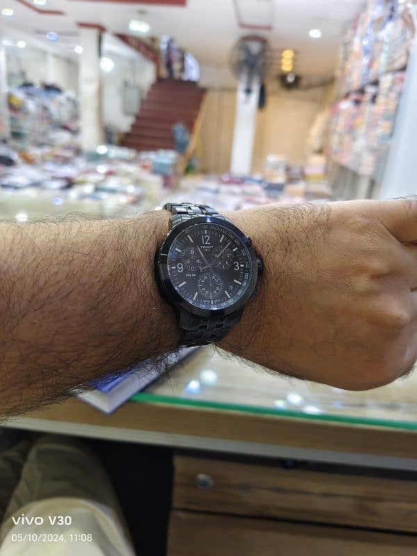 AoA Tissot  prc200 new watch ha on time uesd ha gift Ai the dubi sey 2