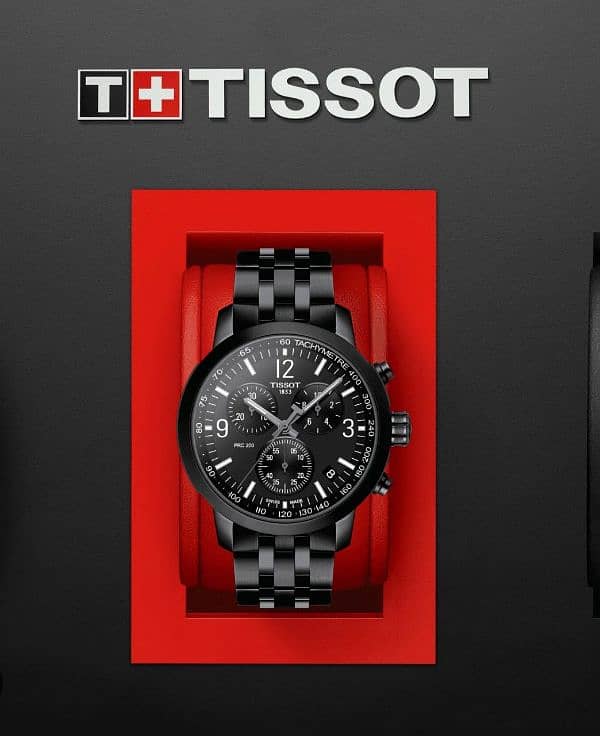 AoA Tissot  prc200 new watch ha on time uesd ha gift Ai the dubi sey 5