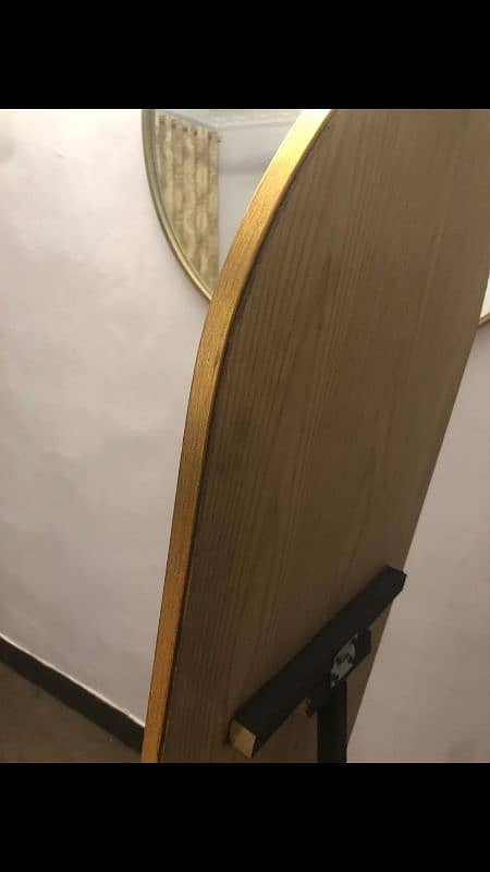 gold metal frame standing mirror 1