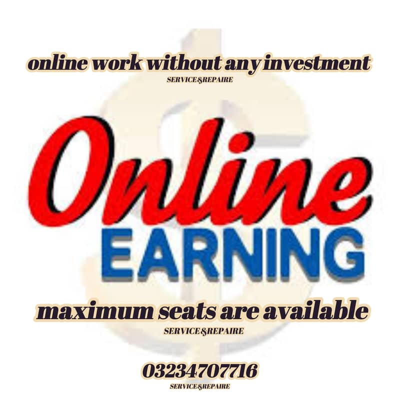 Free online work without any investment 0