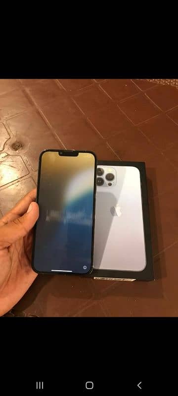 iphone 13 pro max 256 gb pta prove with box  water pack 0