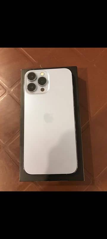 iphone 13 pro max 256 gb pta prove with box  water pack 2