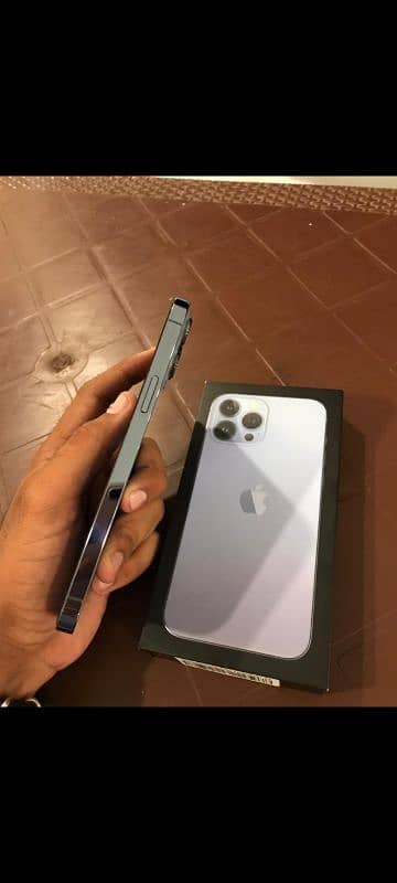 iphone 13 pro max 256 gb pta prove with box  water pack 3