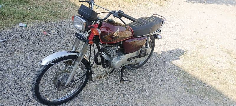 Honda CG 125 model 2021 All Punjab number  Documents fully o 1