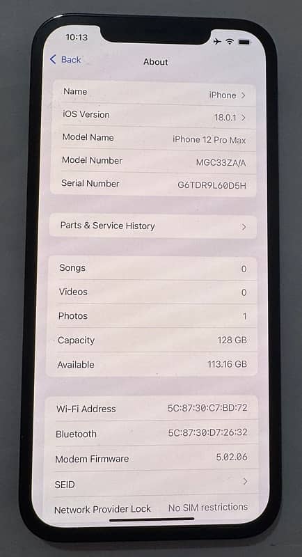 IPhone 12 Pro Max non pta 1