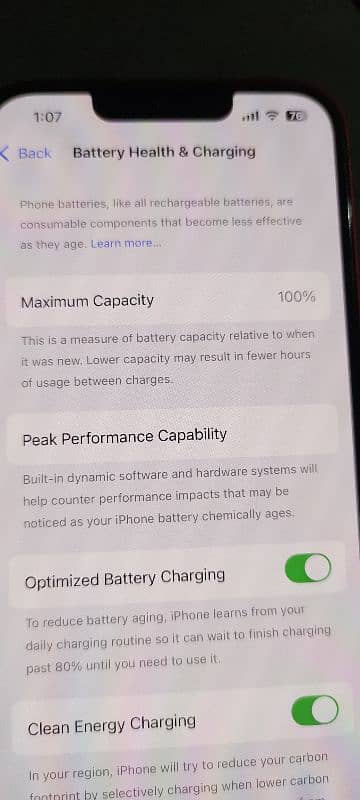 iphone 13   "100%" battery health 128 Gb Waterpack full original 3