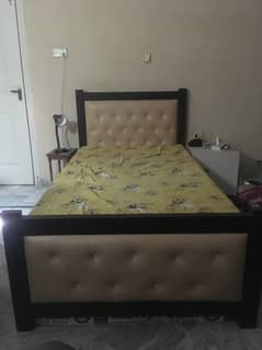 Iron Bed Pair with mattress for sale urgent