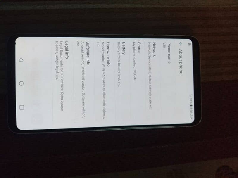 LG V30 non pta 1