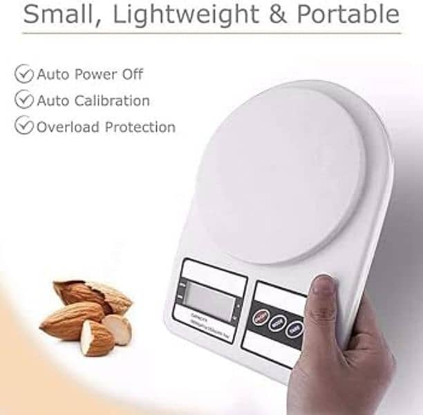 Weight Scale | Digital Mini Kitchen Weighing Scale   (03195489309) 2