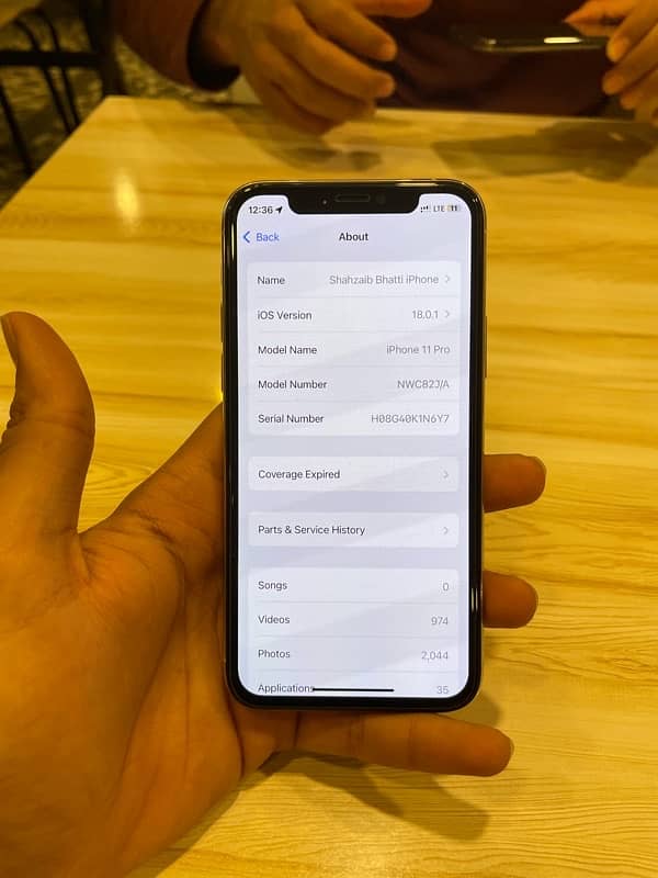 apple iPhone 11 Pro 256 GB dual sim pta approved 5