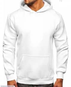 1 pc Men’s Fleece Plain Hoodie 0