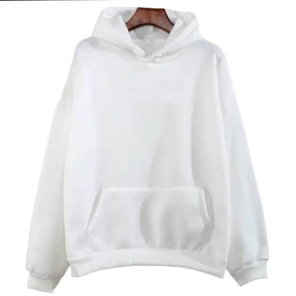 1 pc Men’s Fleece Plain Hoodie 3