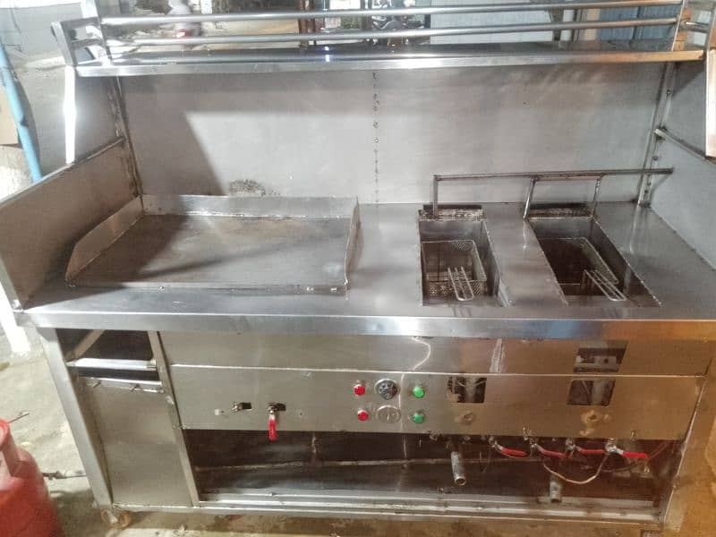 large hoteplate double tank 16ltr fryayer 0