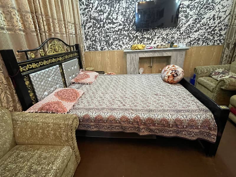 iron bed,double bed,king size bed/bed for sale,furniture 2