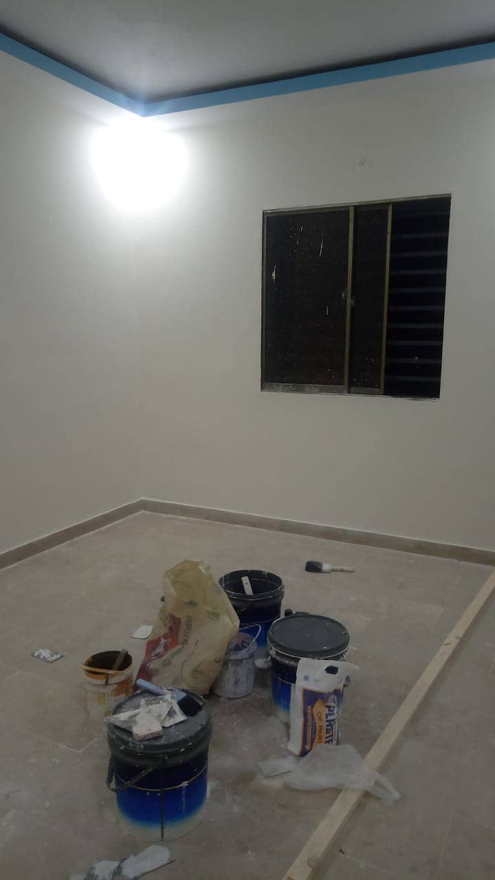 NEW CONSTRUCTION FLAT AVAILABLE FOR RENT 3BED DD IN NAZIMABAD NO,3 4