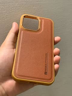 14 pro max leather cover