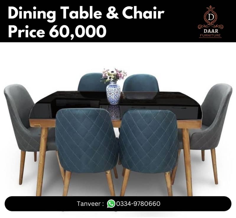 4 seater Dining table for sale in karachi center table coffee table 1