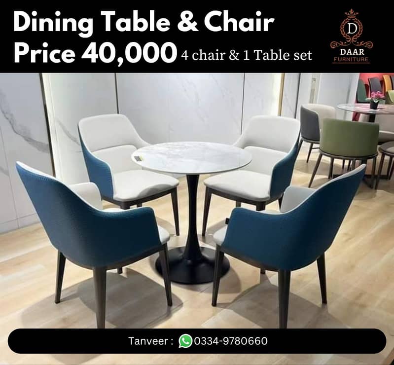 4 seater Dining table for sale in karachi center table coffee table 3