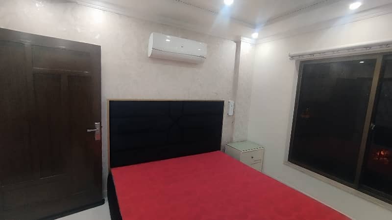 BRAND NEW 1 BEDROOM FURNISH FLAT AVAILABLE FOR RENT IN SECTOR C BAHRIA TOWN LAHORE 1